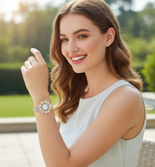 Royal Sunburst Crystal Watch
