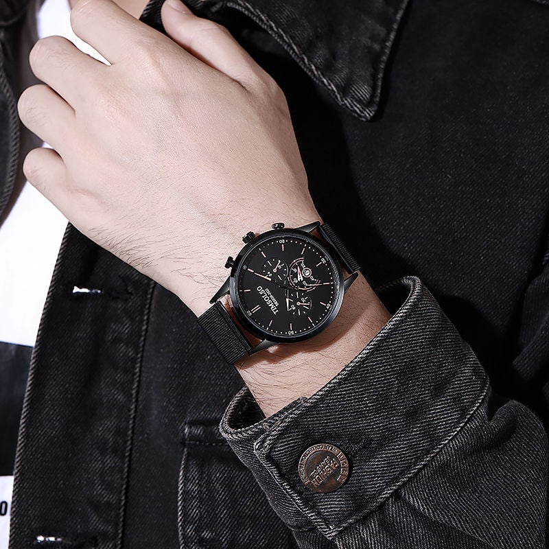 Ultra-thin Calendar Quartz Watch